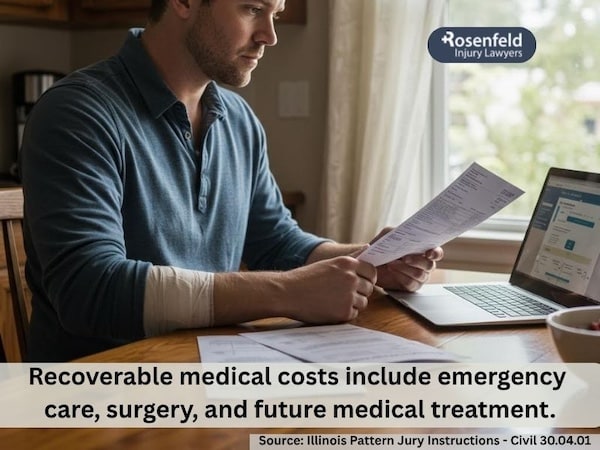 Medical bills after a dog bite in Illinois