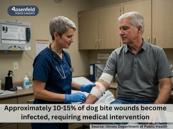 Cellulitis after dog bite