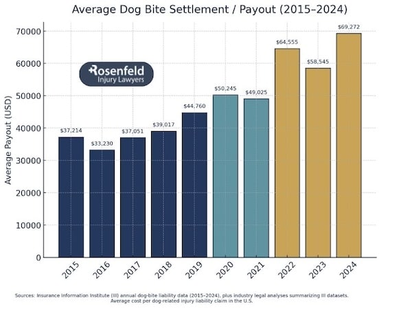 Who is responsible for damages after a dangerous dog bite