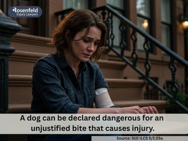 What constitutes a dangerous dog in Illinois?