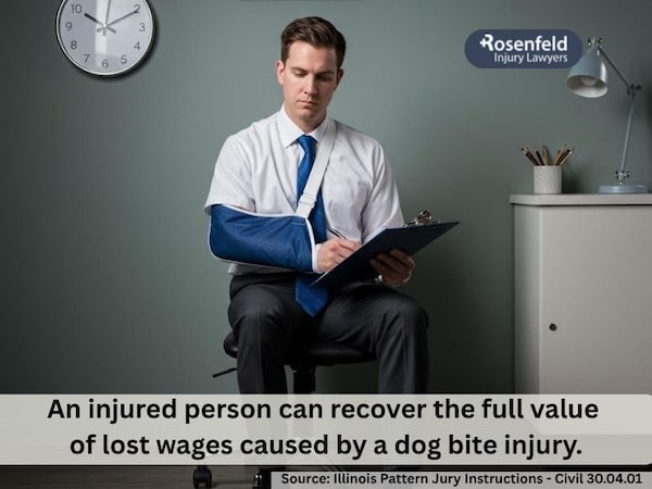 Dog bite victims can recover lost earnings and mental trauma from insurance companies