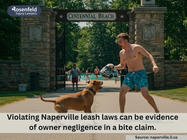 Dog bite injury lawyer serving Naperville