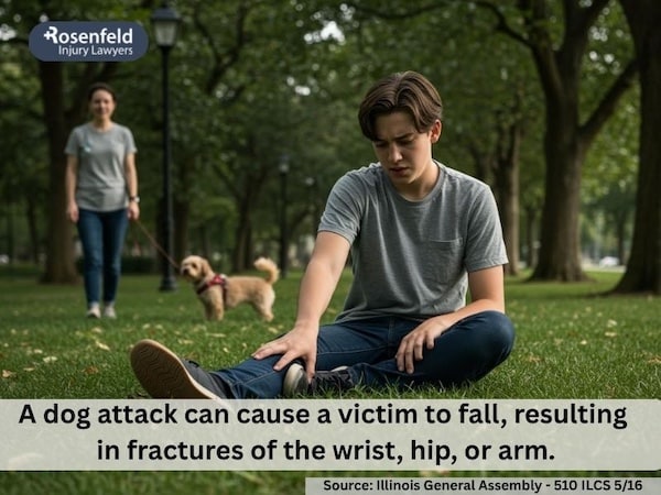 Fracture injury from powerful dog bite