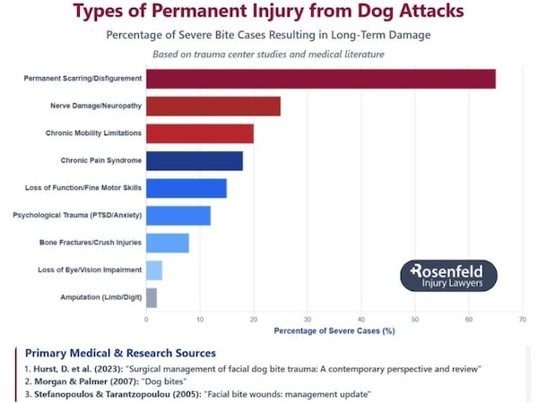 Compensation for permanent dog attack injuries