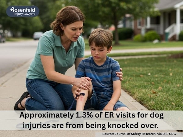 Learn your rights if a dog knocked you down, caused injuries, or forced a fall