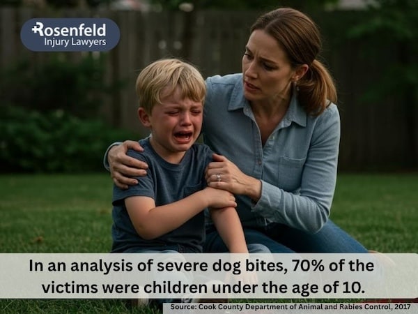 A dog's teeth can cause severe injuries to children