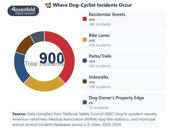 Seek compensation for cycling injuries involving dogs
