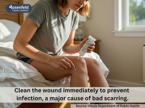 How to prevent a dog attack injury from scarring