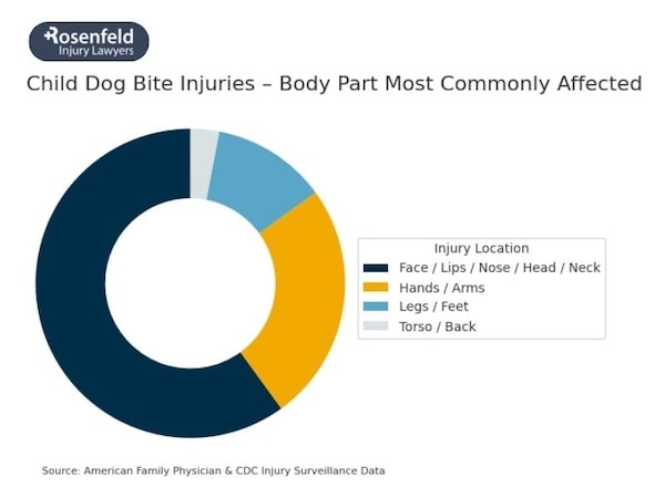 The consequences of a dog bite in children