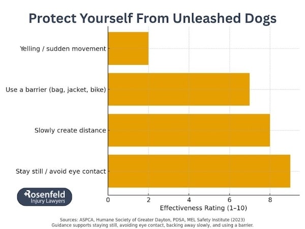 Unleased dog bite protection