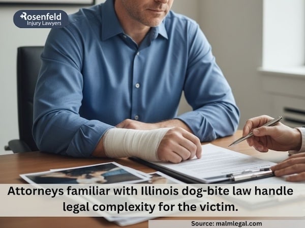 Illinois dog bite attorneys can help you collect evidence like medical records