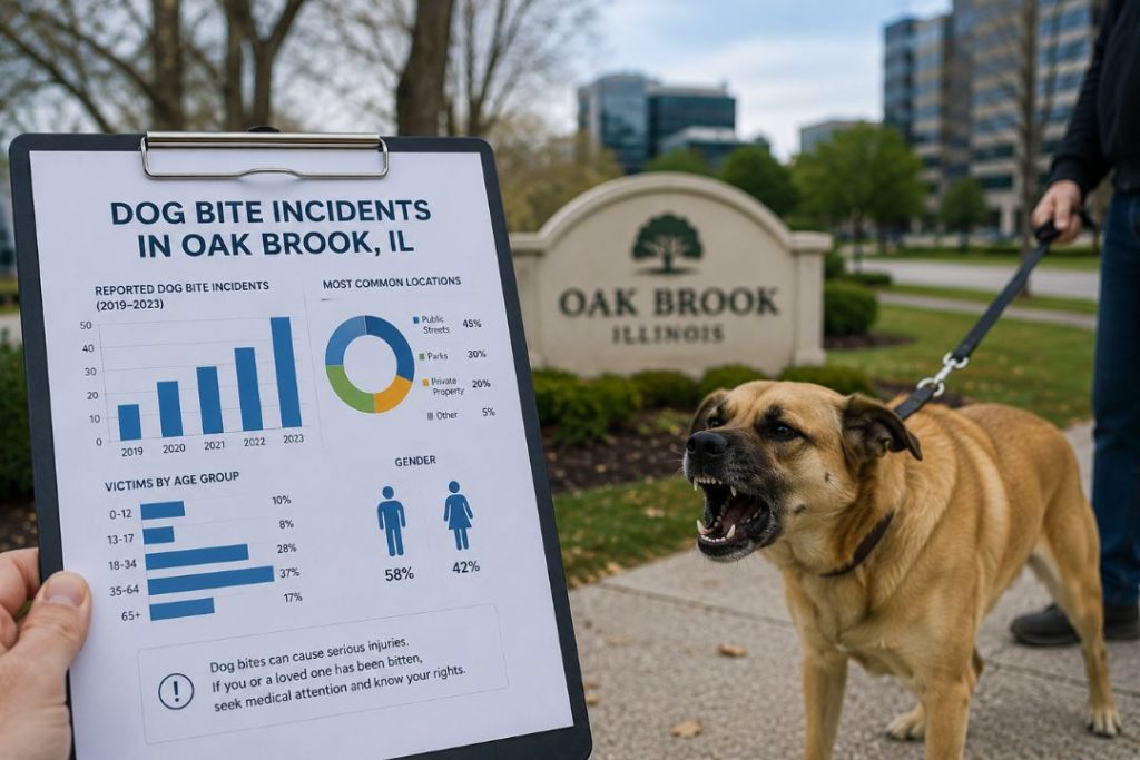 how common are dog bite incidents in oak brook