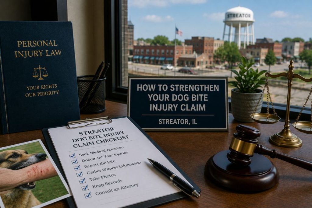 how to strengthen your dog bite injury claim in streator