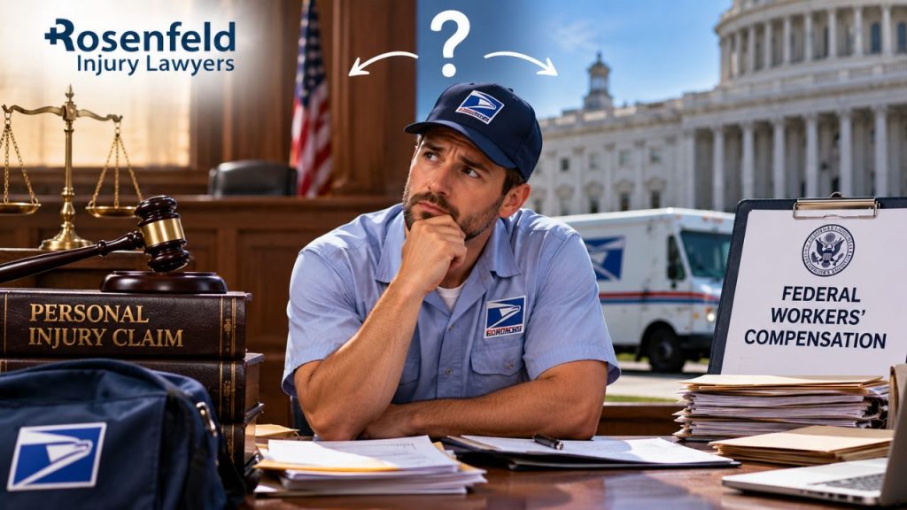personal injury claim vs. federal workers' compensation