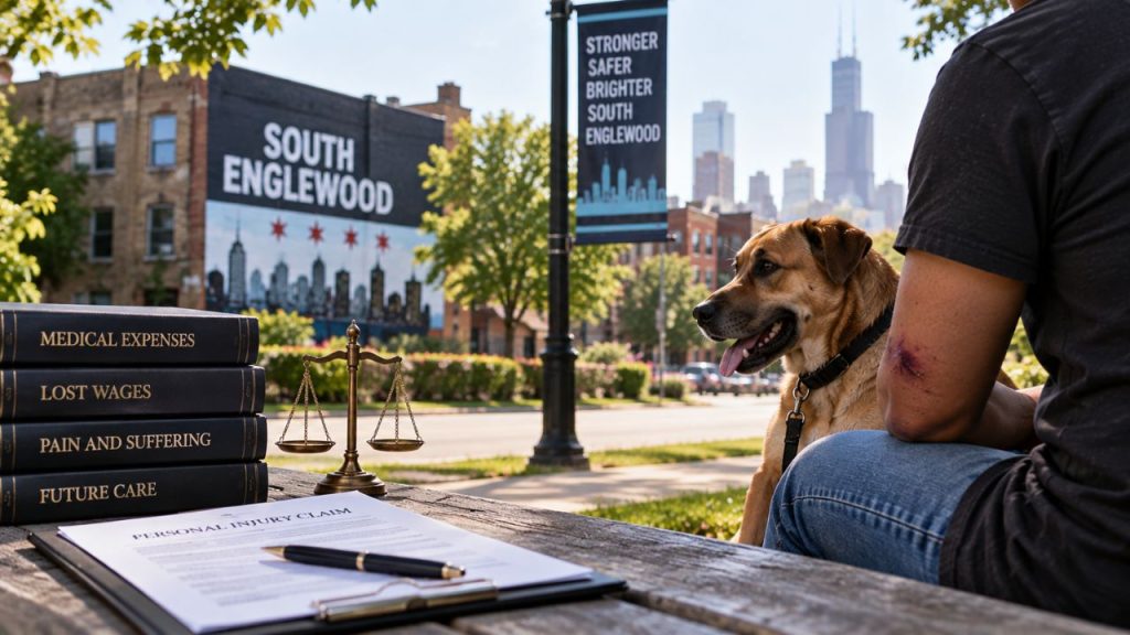 what compensation can a south englewood dog bite victim recover