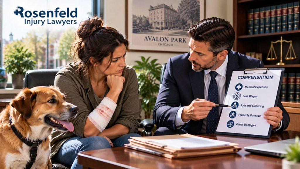 what compensation can an avalon park dog bite victim recover